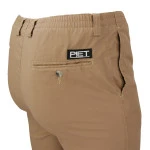 Piet Elastische Taille Broek | Tilburg Camel | www.pietkoopmans.nl