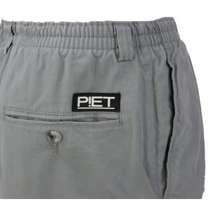 Piet Elastische Taille Korte Broek | Grijs