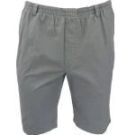Piet Elastische Taille Korte Broek | Grijs | www.pietkoopmans.nl