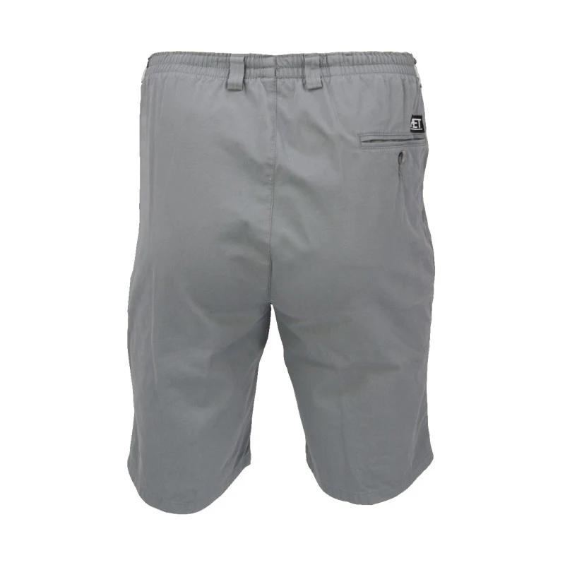 Piet Elastische Taille Korte Broek | Grijs | www.pietkoopmans.nl