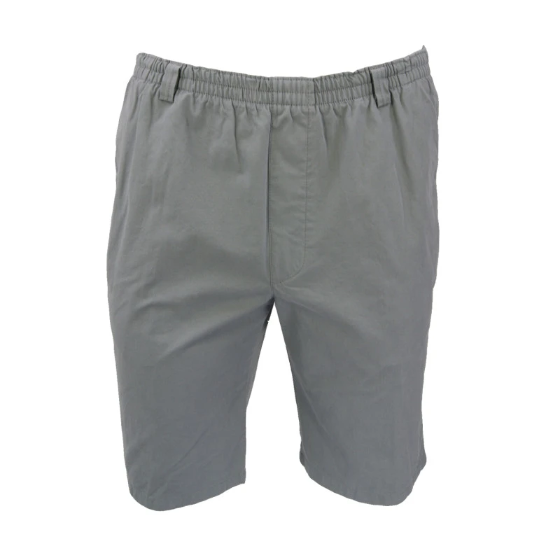 Piet Elastische Taille Korte Broek | Grijs | www.pietkoopmans.nl