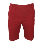 Piet Elastische Taille Korte Broek | Rood | www.pietkoopmans.nl