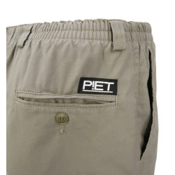 Piet Elastische Taille Korte Broek | Khaki