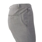 Elastische taille Pantalon Wol | Extra Lang Zilver | www.pietkoopmans.nl