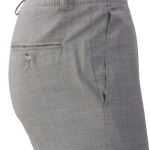 Elastische taille Pantalon Wol | Extra Lang Zilver | www.pietkoopmans.nl
