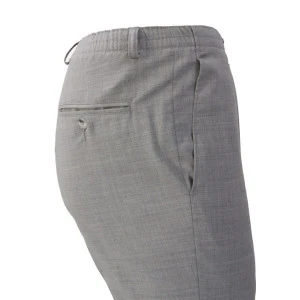 Elastische taille Pantalon Wol | Extra Lang Zilver