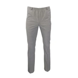 Elastische taille Pantalon Wol | Zilver