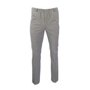 Elastische taille Pantalon Wol | Extra Lang Zilver