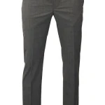 Elastische taille Pantalon Wol | Antraciet | www.pietkoopmans.nl