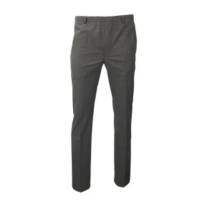 Elastische taille Pantalon Wol | Extra Lang Antraciet