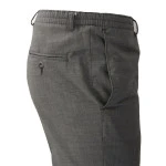 Elastische taille Pantalon Wol | Antraciet | www.pietkoopmans.nl