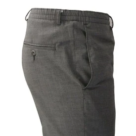 Elastische taille Pantalon Wol | Antraciet