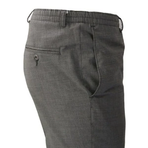 Elastische taille Pantalon Wol | Extra Lang Antraciet