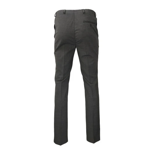Elastische taille Pantalon Wol | Antraciet | www.pietkoopmans.nl