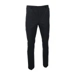 Elastische taille Pantalon Wol | Extra Lang Marine | www.pietkoopmans.nl