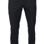 Elastische taille Pantalon Wol | Marine | www.pietkoopmans.nl