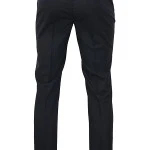 Elastische taille Pantalon Wol | Marine | www.pietkoopmans.nl