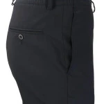 Elastische taille Pantalon Wol | Marine | www.pietkoopmans.nl
