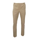 Elastische taille Pantalon Wol | Zand | www.pietkoopmans.nl