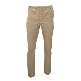 Elastische taille Pantalon Wol | Zand