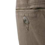 Piet Elastische Taille Korte Broek | Taupe | www.pietkoopmans.nl