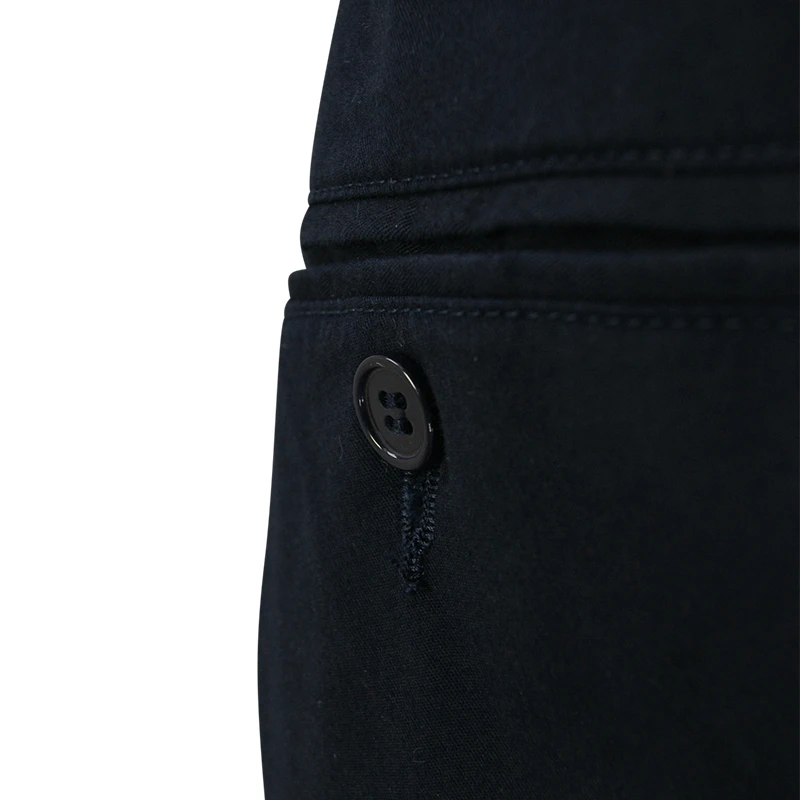 Piet Elastische Taille Korte Broek | Marine | www.pietkoopmans.nl