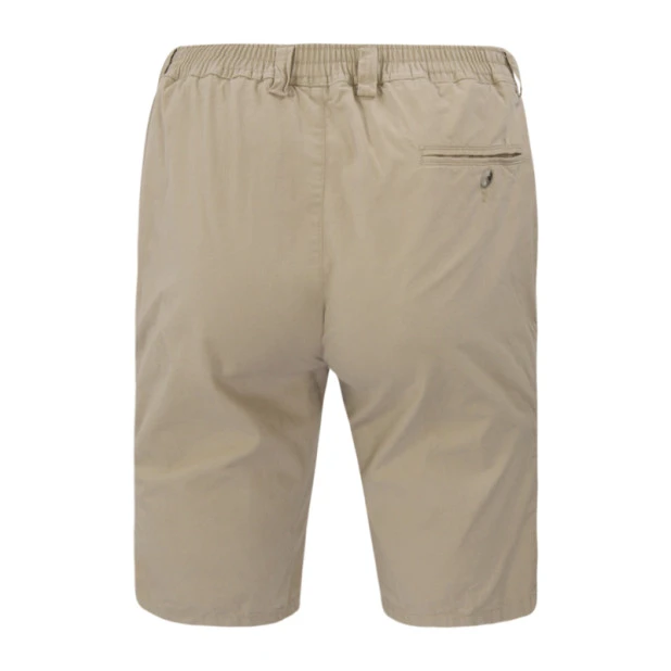 Piet Elastische Taille Korte Broek | Beige | www.pietkoopmans.nl