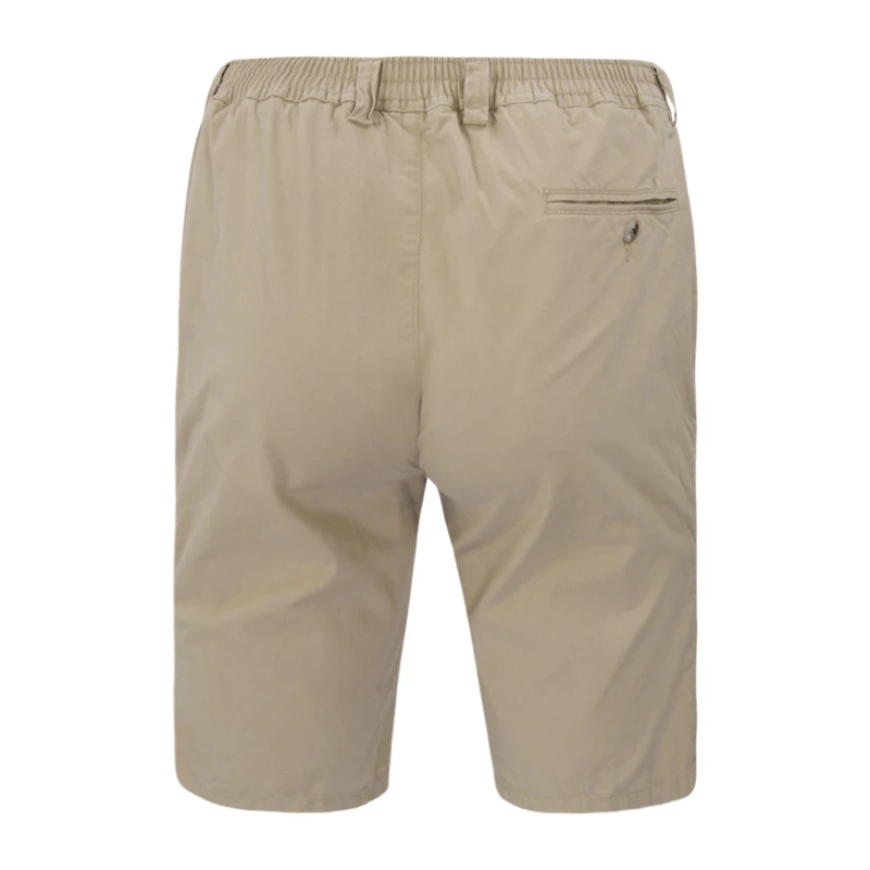 Piet Elastische Taille Korte Broek | Beige | www.pietkoopmans.nl