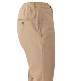 Elastische Taille Pantalon Wol | Camel