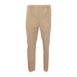 Elastische taille Pantalon Wol | Camel | www.pietkoopmans.nl
