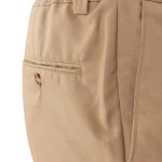 Elastische taille Pantalon Wol | Camel | www.pietkoopmans.nl