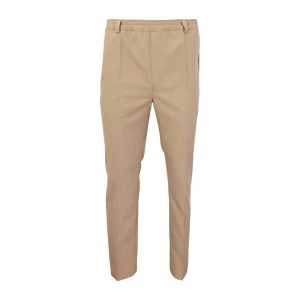 Elastische Taille Pantalon Wol | Camel
