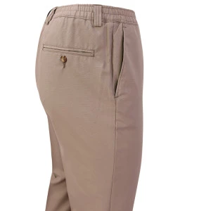 Elastische Taille Pantalon Wol | Greige