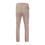 Elastische taille Pantalon Wol | Greige | www.pietkoopmans.nl