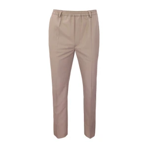 Elastische Taille Pantalon Wol | Greige