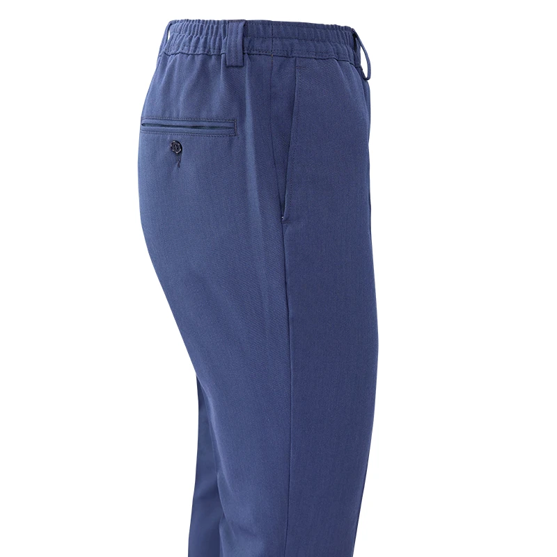Elastische Taille Pantalon Wol Zomer| Indigo