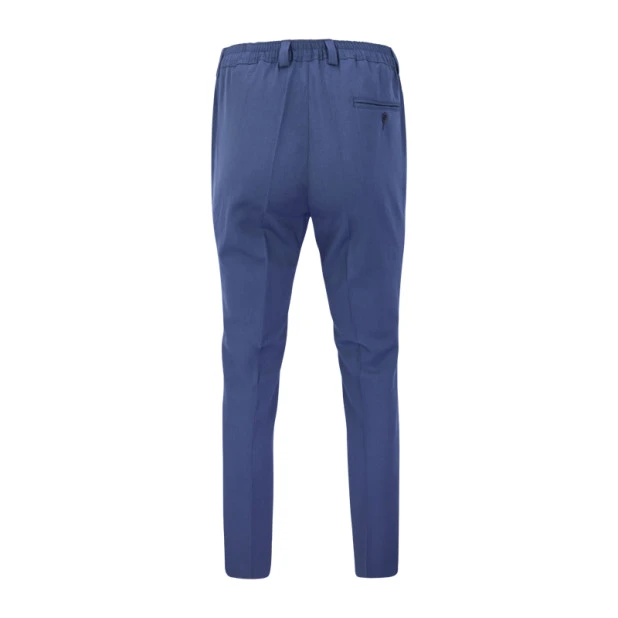 Elastische Taille Pantalon Wol Zomer| Indigo