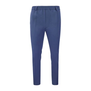 Elastische Taille Pantalon Wol Zomer| Indigo