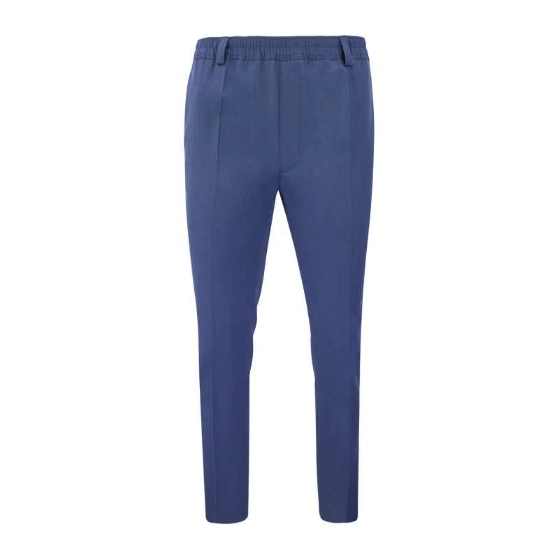Elastische Taille Pantalon Wol Zomer| Indigo
