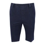 Elastische Taille Korte Broek | Donker Denim | www.pietkoopmans.nl