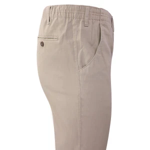 Piet Elastische Taille Broek | Ameland Beige Lang