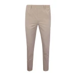 Piet Elastische Taille Broek | Ameland Beige Lang | www.pietkoopmans.nl