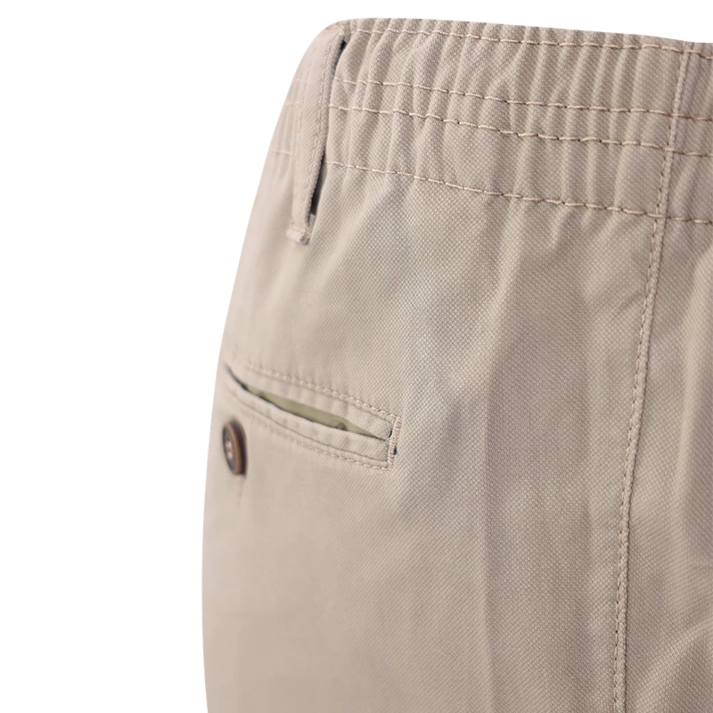 Piet Elastische Taille Broek | Ameland Beige | www.pietkoopmans.nl