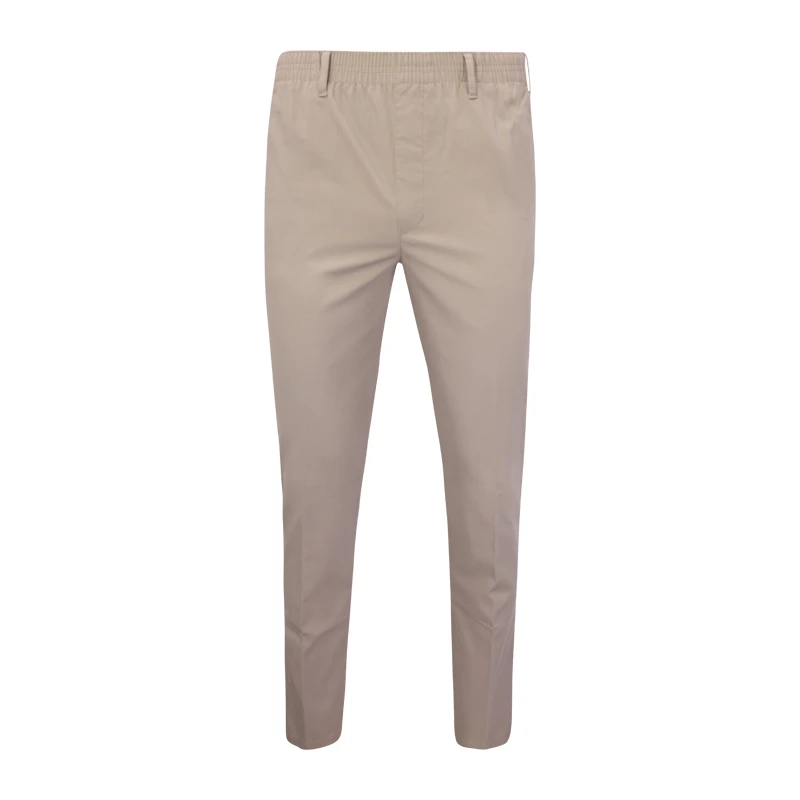 Piet Elastische Taille Broek | Ameland Beige | www.pietkoopmans.nl