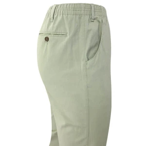 Piet Elastische Taille Broek | Ameland Groen Lang
