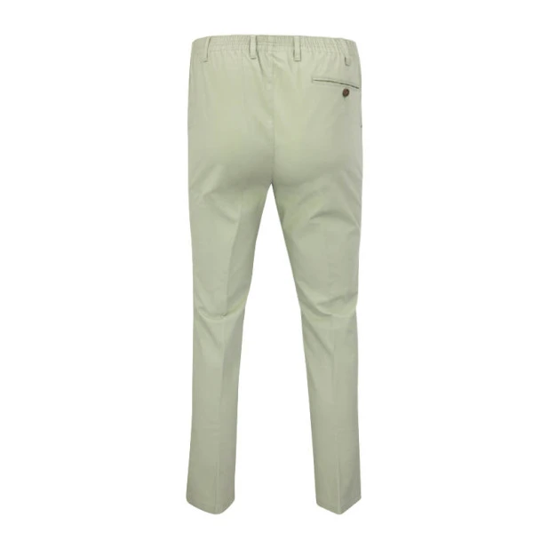 Piet Elastische Taille Broek | Ameland Groen | www.pietkoopmans.nl