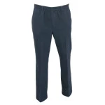 Piet Elastische Taille Broek | Indigo Print