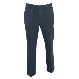 Piet Elastische Taille Broek | Indigo Print 