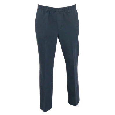 Piet Elastische Taille Broek | Indigo Print