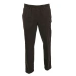 Piet Elastische Taille Broek | Brown Print